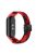 Magnetic Braided Nylon Strap for Xiaomi Mi Band 9 NFC / Mi Band 9 / Smart Band 8 NFC / Smart Band 8 Replacement Watch Band - Red / Black