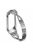 Metal Watch Strap with Diamond Decor X-shaped Steel Strap Replacement for Xiaomi Mi Band 4/3 - Silver