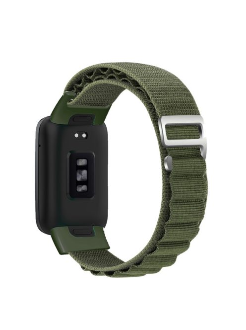 Nylon Watch Band for Xiaomi Mi Band 7 Pro Adjustable Replacement Wrist Strap - Green