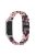 Oval Resin Smart Watch Wrist Band Replacement Strap for Xiaomi Mi Band 3/Band 4 - Brown/Light Pink