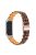 Oval Resin Smart Watch Wrist Band Replacement Strap for Xiaomi Mi Band 3/Band 4 - Leopard Print