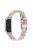 Oval Resin Smart Watch Wrist Band Replacement Strap for Xiaomi Mi Band 3/Band 4 - Pink/Green