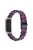 Oval Resin Smart Watch Wrist Band Replacement Strap for Xiaomi Mi Band 3/Band 4 - Purple