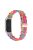 Oval Resin Smart Watch Wrist Band Replacement Strap for Xiaomi Mi Band 3/Band 4 - Rainbow