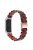 Oval Resin Smart Watch Wrist Band Replacement Strap for Xiaomi Mi Band 3/Band 4 - Tortoiseshell Color