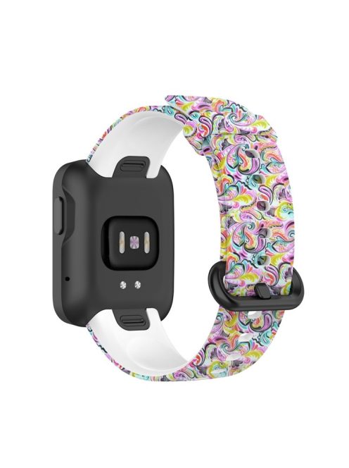 Pattern Printed Watchband Silicone Adjustable Smart Watch Strap for Xiaomi Redmi Watch / Mi Watch Lite - Mask