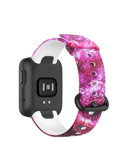 Pattern Printed Watchband Silicone Adjustable Smart Watch Strap for Xiaomi Redmi Watch / Mi Watch Lite - Starry Sky