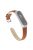 Quality Genuine Leather Watch Band Replacement for Xiaomi Mi Band 5 - Brown