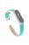 Quality Genuine Leather Watch Band Replacement for Xiaomi Mi Band 5 - Cyan