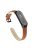 Quality Genuine Leather Watch Band Strap [Black Frame] for Xiaomi Mi Band 5 - Brown