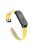 Quality Genuine Leather Watch Band Strap [Black Frame] for Xiaomi Mi Band 5 - Yellow