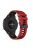 Replacement Smart Watch Strap Silicone Wrist Band 22mm for Xiaomi Mi Watch Color Sports - Red/Black