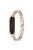 Rhinestone Decor Stainless Steel Smart Watch Band for Xiaomi Mi Band 5 - Gold