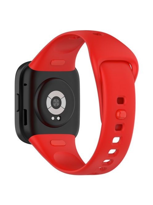 Silicone Watch Band for Xiaomi Redmi Watch 3 / Mi Lite Watch 3 Soft Strap Quick Release Watchband - Red