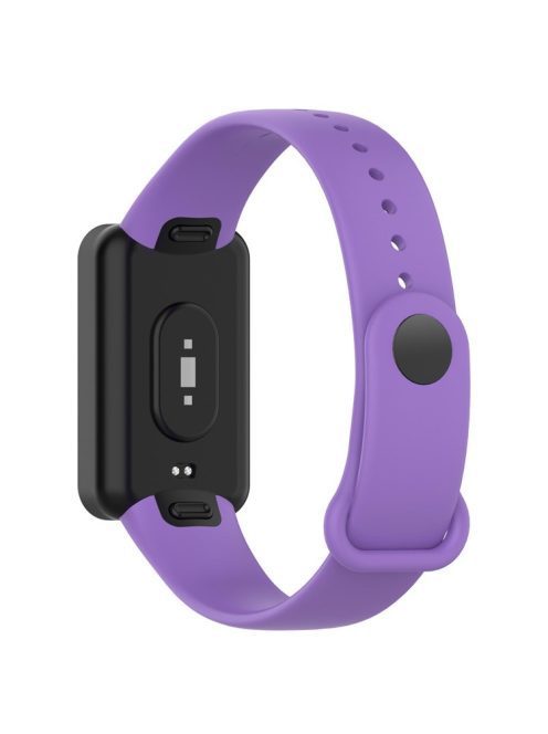 Silicone Waterproof Soft Watch Strap Wristband with Buckle for Xiaomi Redmi Smart Band Pro - Purple