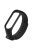 Single-color Silicone Wrist Band Replacement for Xiaomi Mi Band 4 - Black