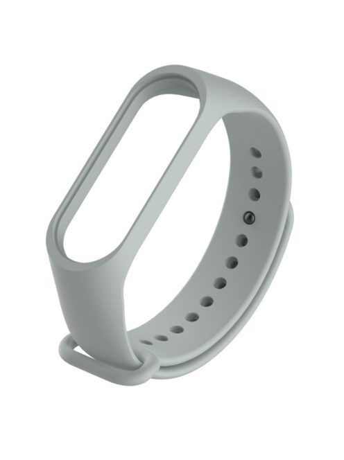 Single-color Silicone Wrist Band Replacement for Xiaomi Mi Band 4 - Grey