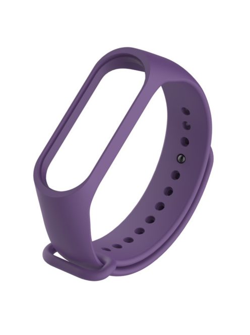 Single-color Silicone Wrist Band Replacement for Xiaomi Mi Band 4 - Purple