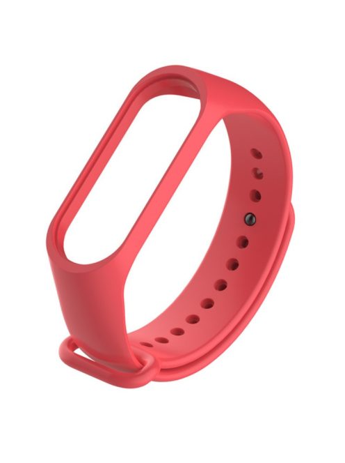 Single-color Silicone Wrist Band Replacement for Xiaomi Mi Band 4 - Red