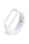 Single-color Silicone Wrist Band Replacement for Xiaomi Mi Band 4 - White