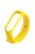 Single-color Silicone Wrist Band Replacement for Xiaomi Mi Band 4 - Yellow