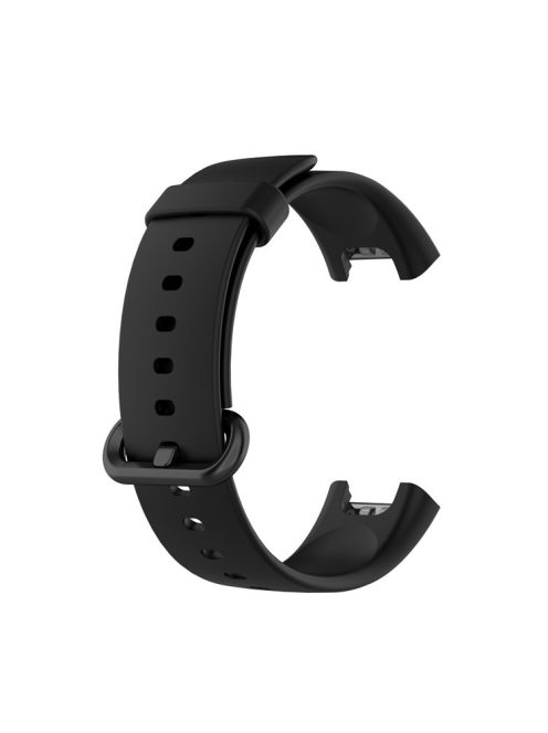 Soft Silicone Smart Watch Strap Replacement Watch Band for Xiaomi Redmi Watch / Mi Watch Lite - Black