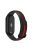 Soft Silicone Watch Band for Xiaomi Mi Band 9 NFC / Mi Band 9 / Smart Band 8 NFC / Smart Band 8 Bi-Color Wrist Strap with Buckle - Black / Red