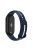 Soft Silicone Watch Band for Xiaomi Mi Band 9 NFC / Mi Band 9 / Smart Band 8 NFC / Smart Band 8 Bi-Color Wrist Strap with Buckle - Blue / White