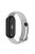 Soft Silicone Watch Band for Xiaomi Mi Band 9 NFC / Mi Band 9 / Smart Band 8 NFC / Smart Band 8 Bi-Color Wrist Strap with Buckle - Grey / White