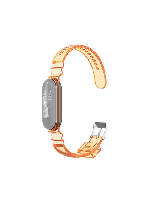 Soft TPU Smart Bracelet Band for Xiaomi Mi Band 5/6/7/4/3 - Orange