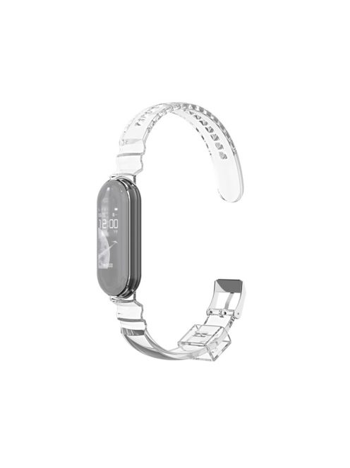 Soft TPU Smart Bracelet Band for Xiaomi Mi Band 5/6/7/4/3 - Transparent