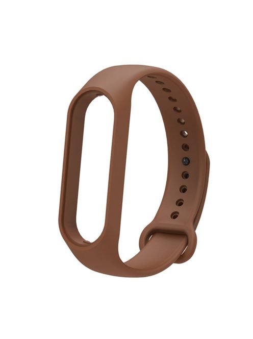 Soft TPU Watch Band for Xiaomi Mi Band 7, Adjustable Wrist Strap Bracelet Replacement - Brown