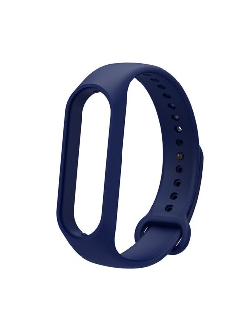 Soft TPU Watch Band for Xiaomi Mi Band 7, Adjustable Wrist Strap Bracelet Replacement - Midnight Blue