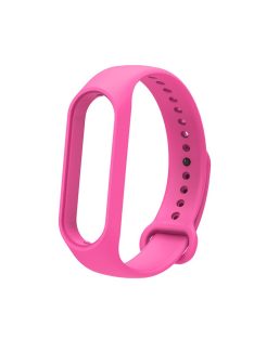   Soft TPU Watch Band for Xiaomi Mi Band 7, Adjustable Wrist Strap Bracelet Replacement - Pink