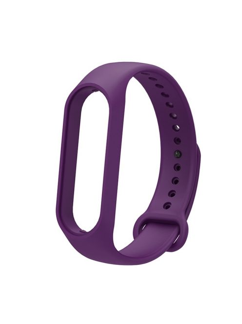 Soft TPU Watch Band for Xiaomi Mi Band 7, Adjustable Wrist Strap Bracelet Replacement - Purple