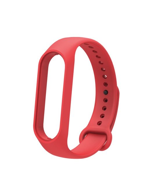 Soft TPU Watch Band for Xiaomi Mi Band 7, Adjustable Wrist Strap Bracelet Replacement - Red