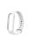 Soft TPU Watch Band for Xiaomi Mi Band 7, Adjustable Wrist Strap Bracelet Replacement - White