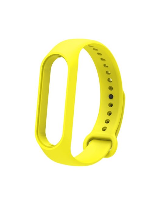 Soft TPU Watch Band for Xiaomi Mi Band 7, Adjustable Wrist Strap Bracelet Replacement - Yellow