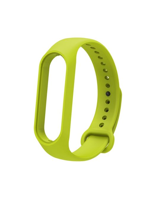 Soft TPU Watch Band for Xiaomi Mi Band 7, Adjustable Wrist Strap Bracelet Replacement - Yellowgreen