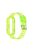 Solid Color TPU Smart Watch Band Replacement Wrist Strap for Xiaomi Mi Band 6 - Yellow