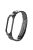 Solid Stainless Steel Metal Smart Watch Band for Xiaomi Mi Smart Band 4 - Black