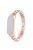 Stainless Steel Chain Watch Strap for Xiaomi Mi Band 5/6 Smart Watch Metal Watchband with Rhinestone Decor - Gold