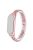 Stainless Steel Chain Watch Strap for Xiaomi Mi Band 5/6 Smart Watch Metal Watchband with Rhinestone Decor - Rose Gold