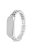 Stainless Steel Chain Watch Strap for Xiaomi Mi Band 5/6 Smart Watch Metal Watchband with Rhinestone Decor - Silver