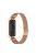 Stainless Steel Smartwatch Strap Replacement Milanese Wrist Band for Xiaomi Mi Band 5/6 - Rose Gold