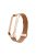 Stainless Steel Wrist Strap for Xiaomi Mi Band 5/5 NFC, Replacement Clasp Watchband - Gold