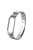 Three Beads Stainless Steel Watch Strap Replacement Band for Xiaomi Mi Band 5 - Silver