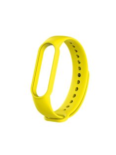   TPU Smart Watch Replacement Strap for Xiaomi Mi Band 5/6/7 - Yellow