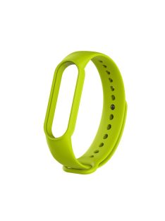   TPU Smart Watch Replacement Strap for Xiaomi Mi Band 5/6/7 - Yellowgreen