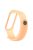 Translucent Silicone Smart Watch Strap Replacement Watchband for Xiaomi Mi Band 3/4 - Transparent Orange